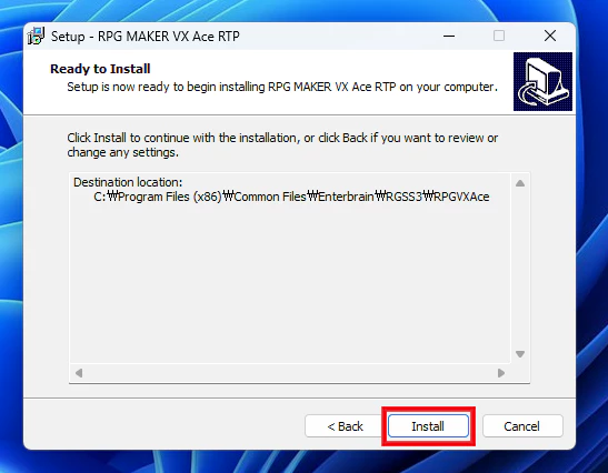 RPG VX ACE RTP 설치