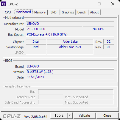 CPU-Z Mainboard